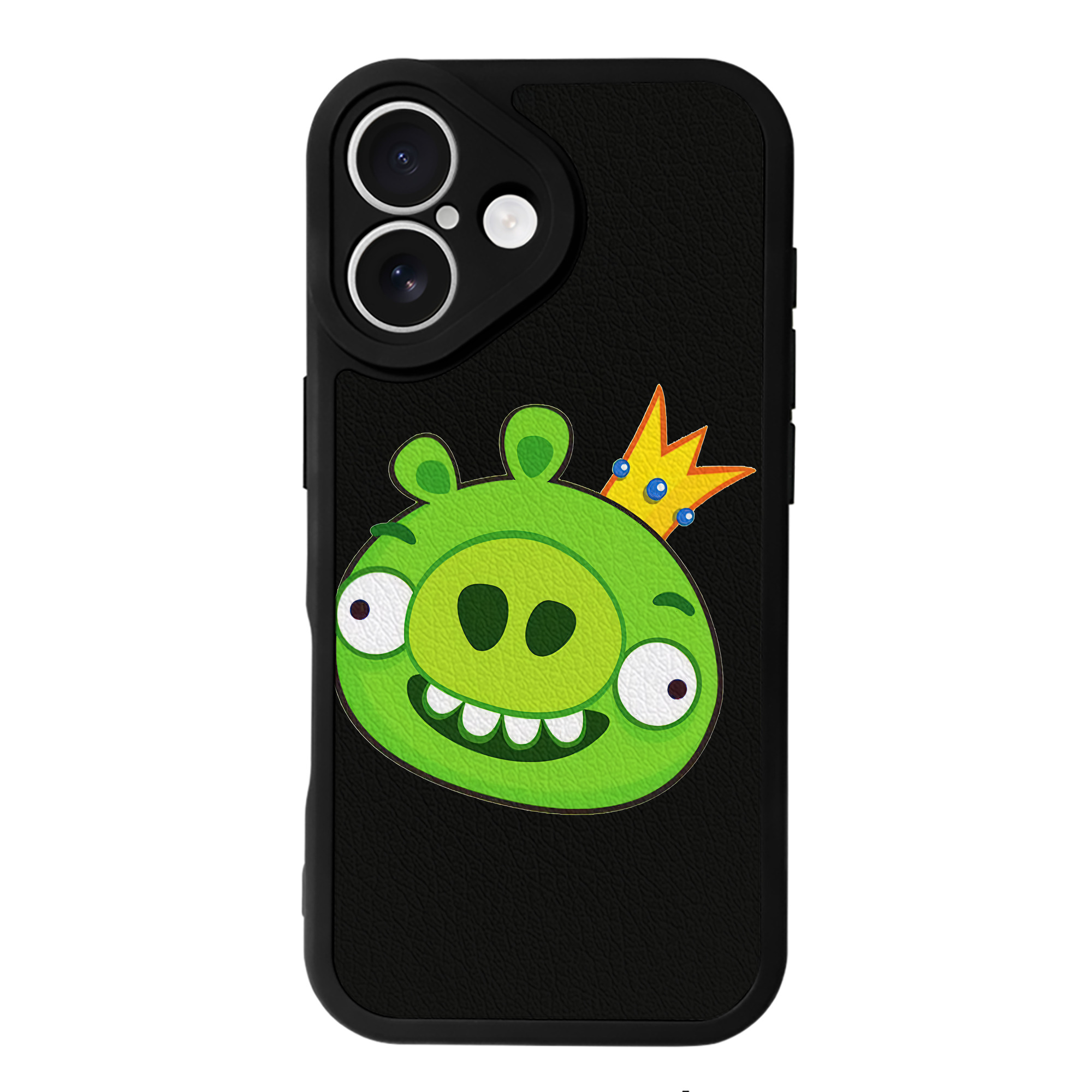 （画像用） Angry Birds アングリーバード 【iPhone 16シリーズ対応】シリコンスマホケース（レザー調） 材質：シリコン